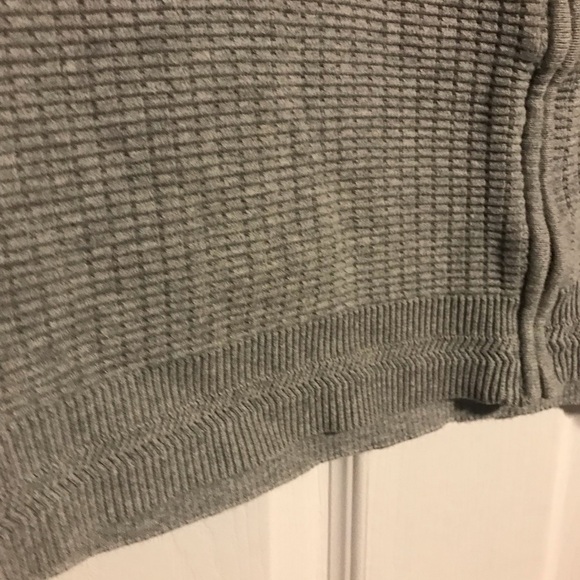 Zara Gray Zip front Cardigan Medium - Picture 6 of 8